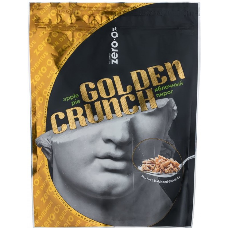 Mr Djemius Zero Granola «Golden Crunch» õunakoogimaitseline 350 g